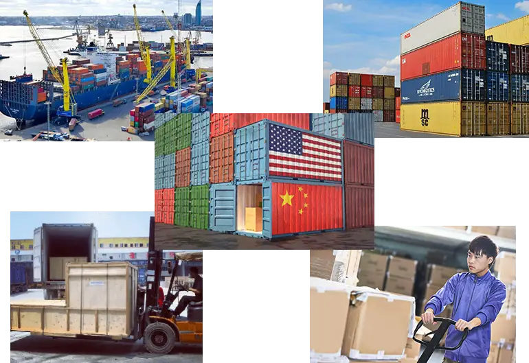 Envíos aéreos y marítimos de China a USA